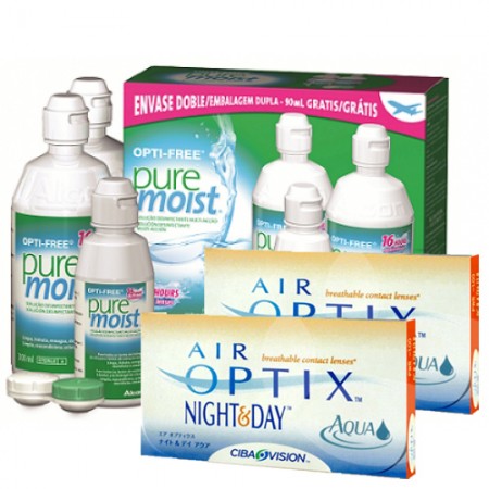  Pack Air Optix Night&Day Pure Moist